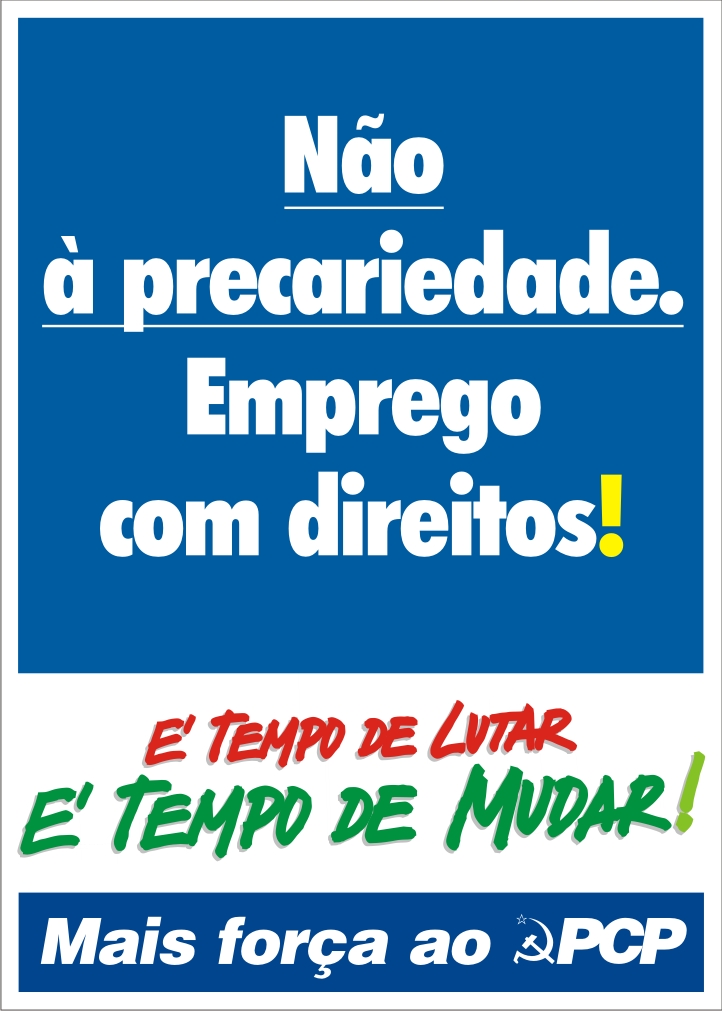 Campanha Nacional do PCP – Jerónimo de Sousa no Porto dia 7 de Outubro No âmbito da campanha nacional "É Tempo de Lutar - É Tempo de Mudar" contra as alterações ao código do trabalho, a precariedade e pelo aumento dos salários, promove na terça-feira, dia 7 de Outubro, na Rua de Santa Catarina, a partir das 16h00, com a presença do Secretário-Geral do PCP Jerónimo de Sousa, uma acção contacto com os trabalhadores e a população da cidade do Porto.