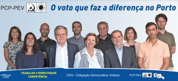 Programa eleitoral da CDU no município do Porto Conheça aqui o programa eleitoral da CDU no Porto nas eleições autárquicas de 2017: Ler aqui: CDU PORTO – Programa Eleitoral Municipal
